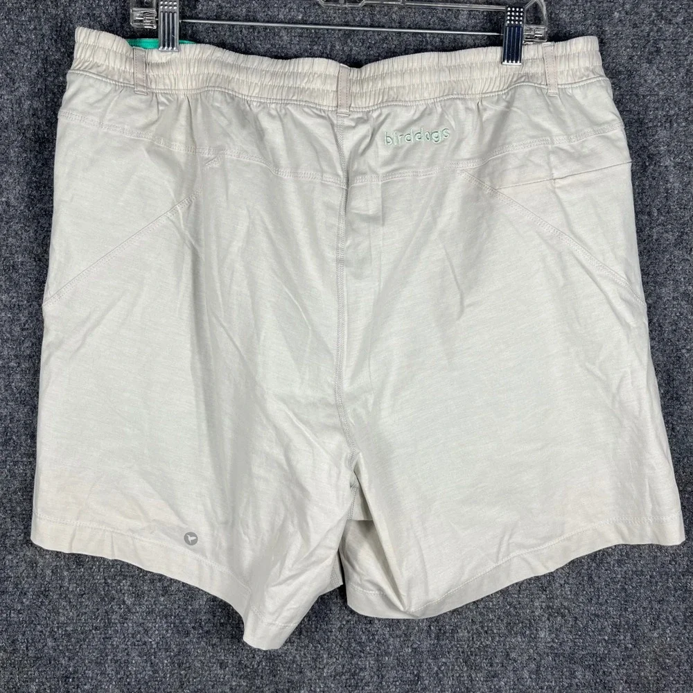 Birddogs Gym Shorts Mens 3XL Khaki Lined Athletic Boomstick Built-in Liner